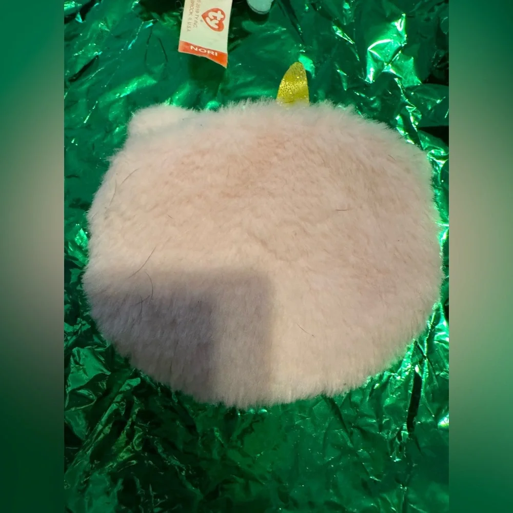 Misc small toys unicorn cat plush coin purse, McDonald’s croc, etch a sketch, TY